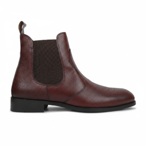 MilanoPasso The Bordeaux Emboosed Lizard Chelsea Boot MP-00021