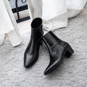 Milano Paaso - Monarch Croco - Pointed Boot -MP- 00080