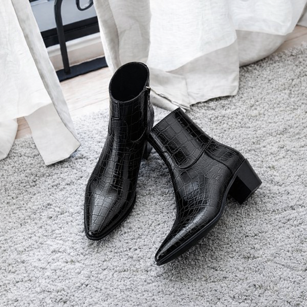 Milano Paaso - Monarch Croco - Pointed Boot -MP- 00080