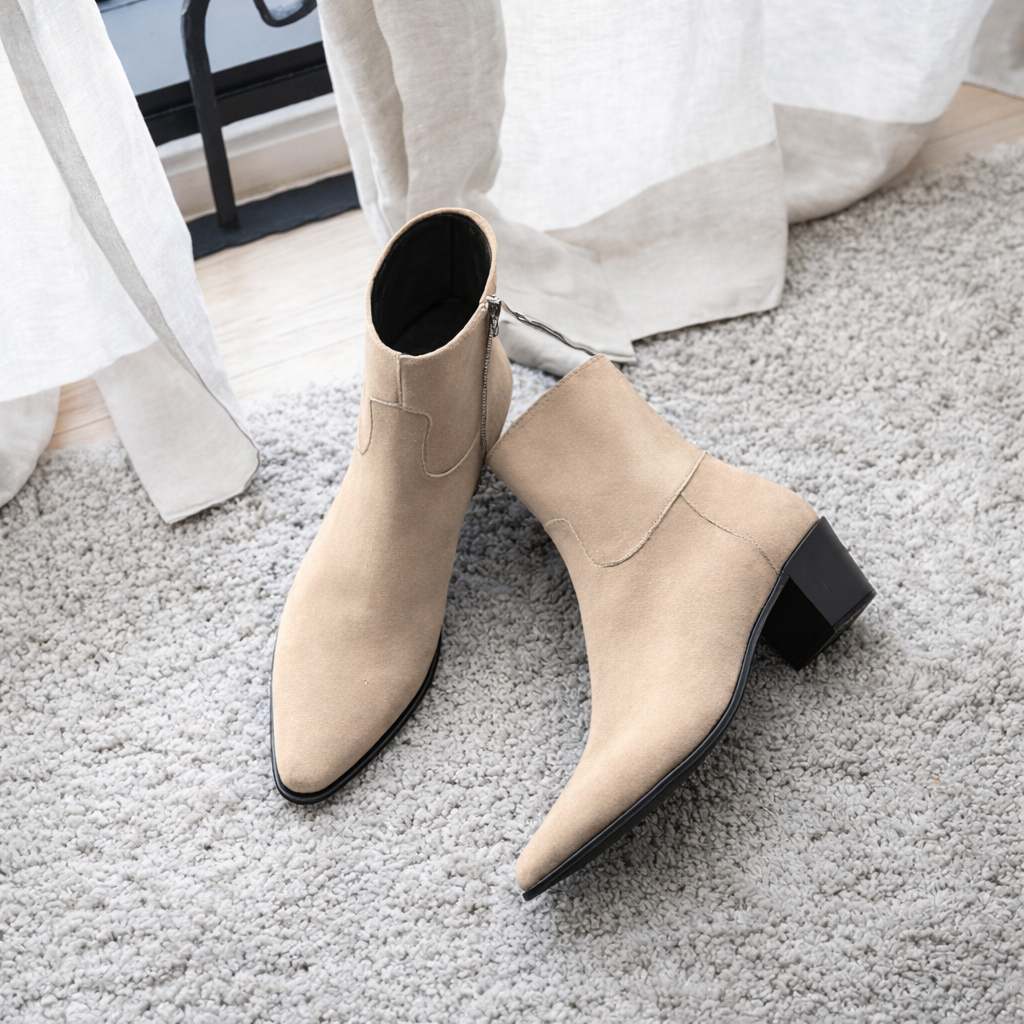 Milano Paaso – Suede Monarch – Pointed Boot -MP- 00081