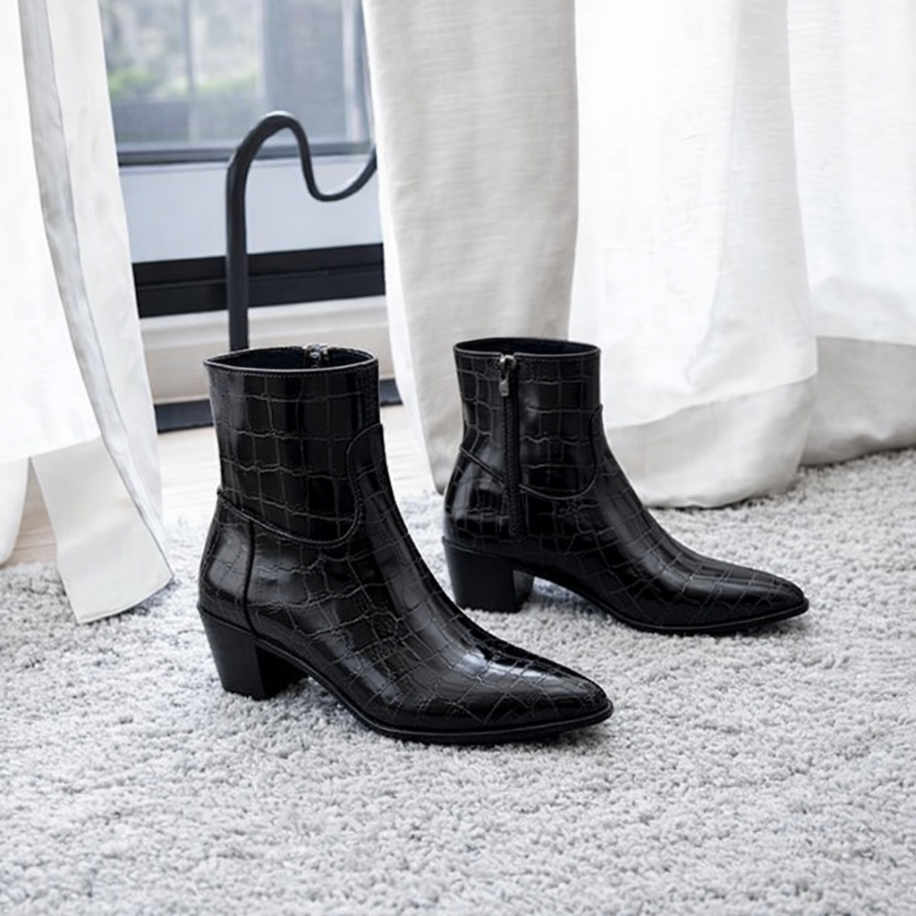 Milano Paaso - Monarch Croco - Pointed Boot -MP- 00080 - Image 2