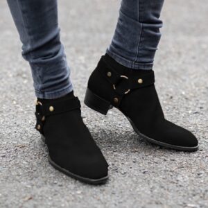 Milano Paaso - Cavaliere Nero Suede Boot -MP-00082