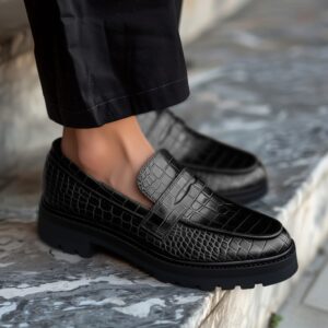 MilanoPasso Monaco Noir Loafer MP - 00514