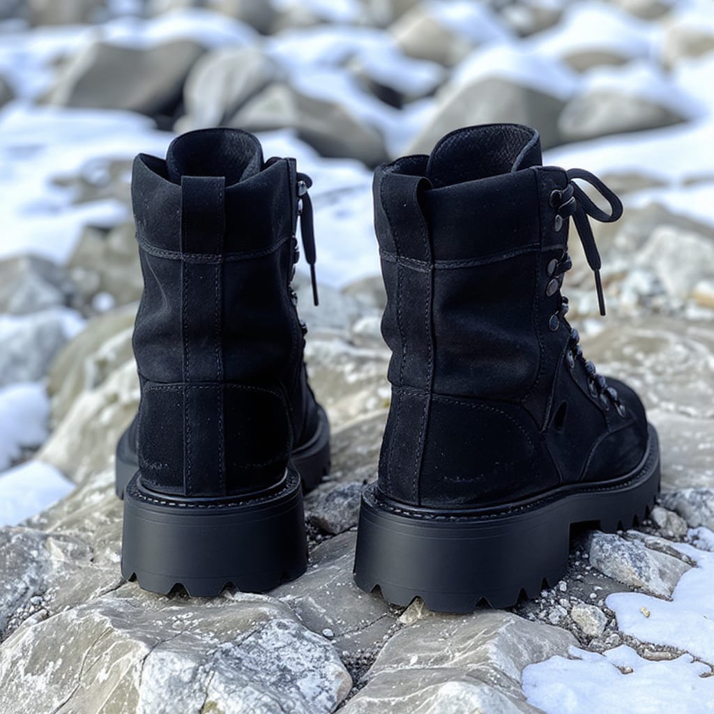 MilanoPasso Black Tactical Lace-Up Boot MP - 000508 - Image 3